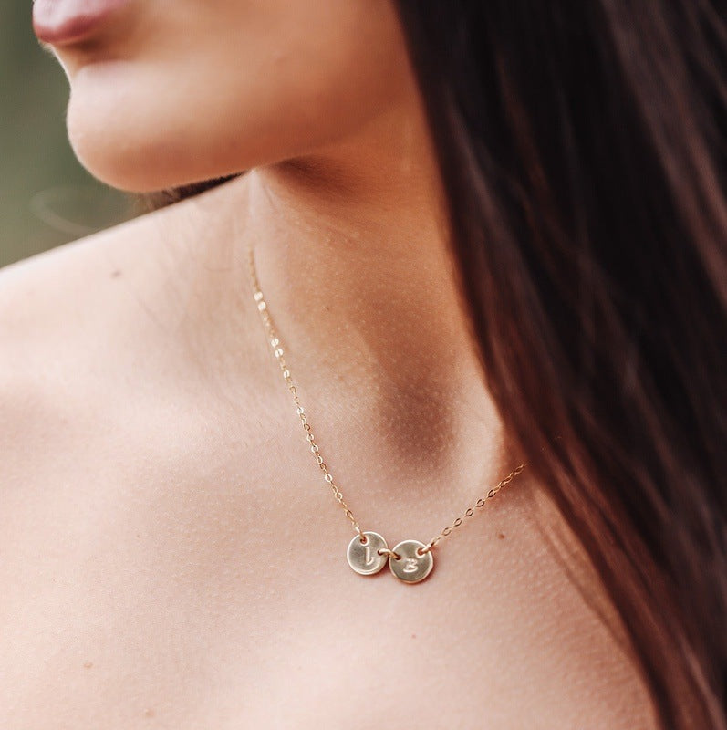 Personalized Two Initial Necklace