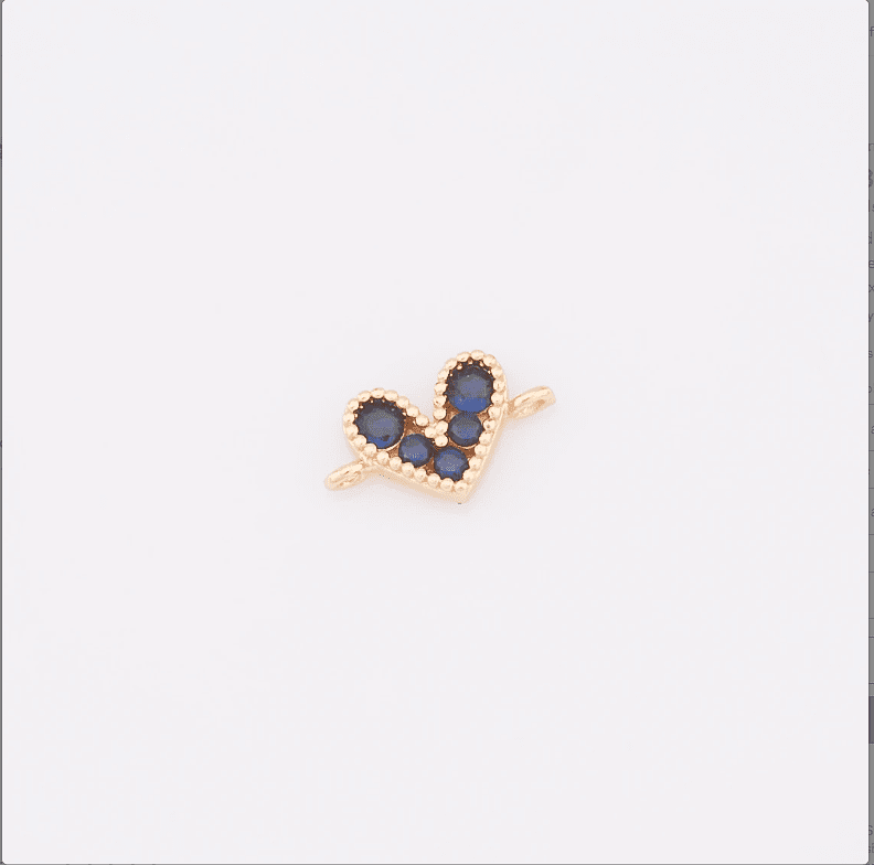 Heart Charm Bracelet - 14K Gold filled