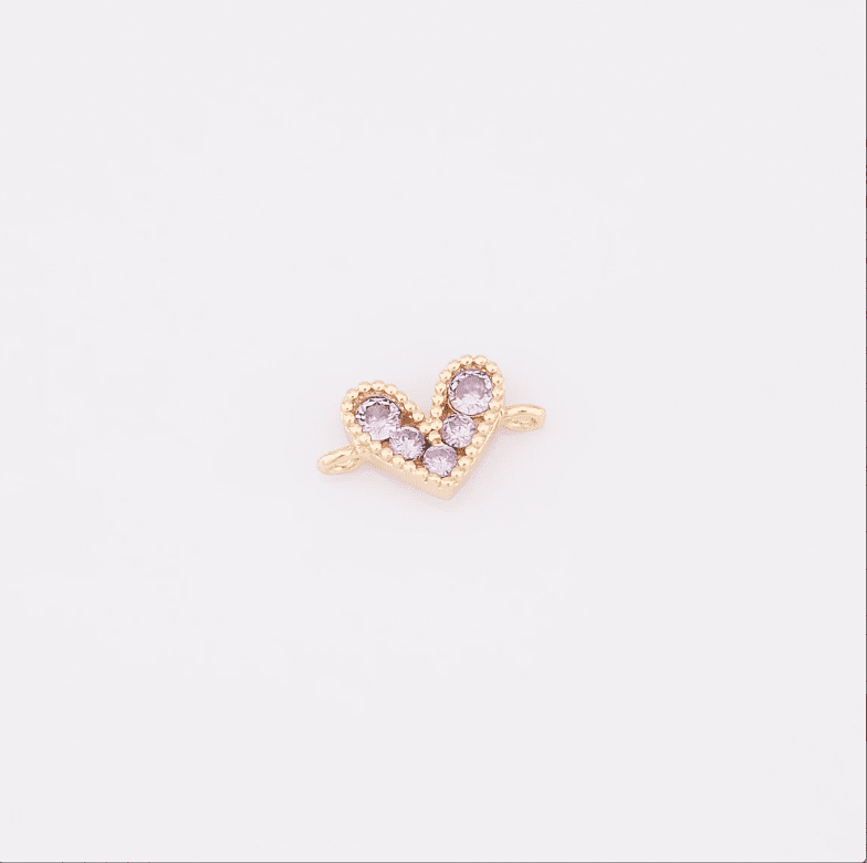 Heart Charm Bracelet - 14K Gold filled