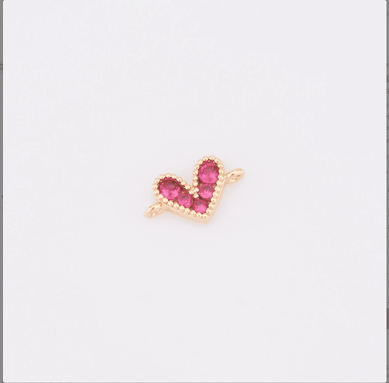 Heart Charm Bracelet - 14K Gold filled