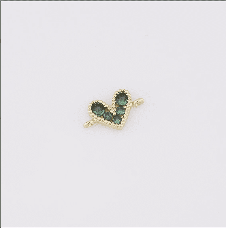 Heart Charm Bracelet - 14K Gold filled