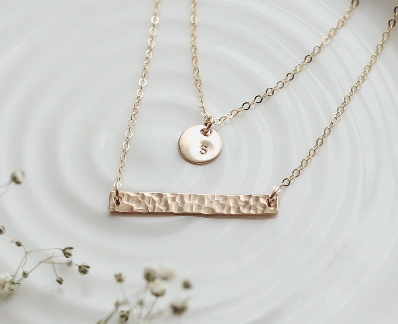2 Layer Necklace with Name