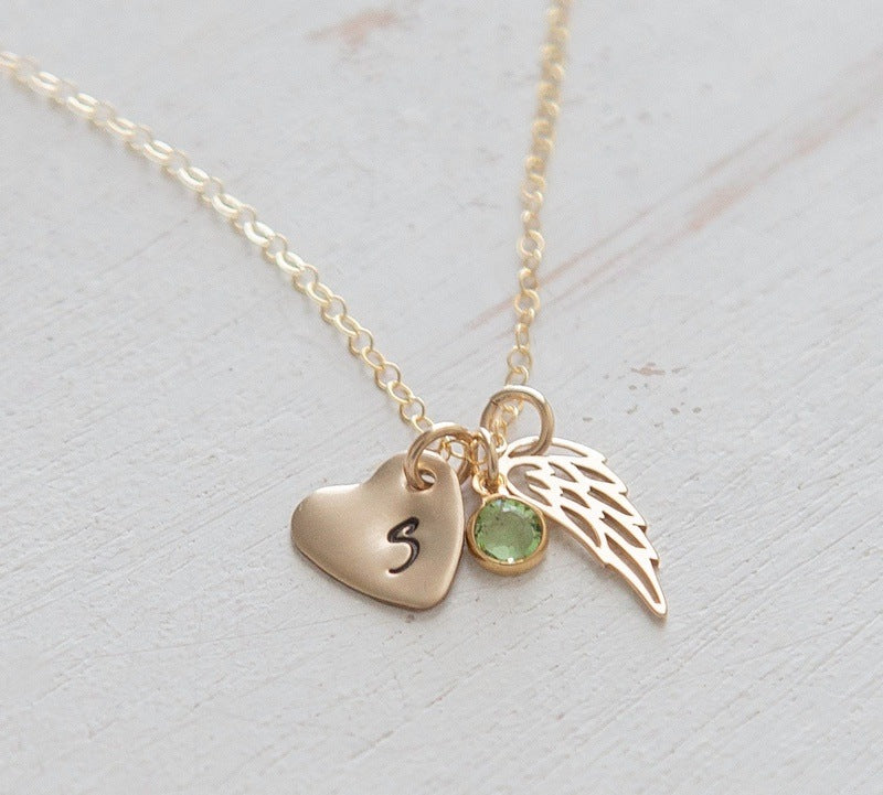 En memoria de mi madre Gold Memorial Necklace