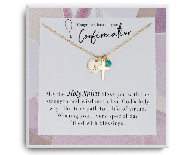 Confirmation Cross Necklace 