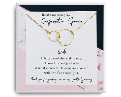 Confirmation Sponsor Personalized Gift