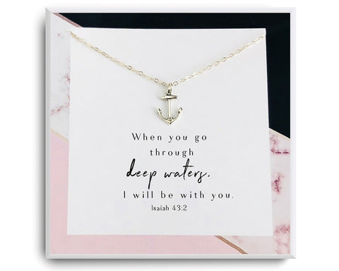 Isaiah 43:2 Necklace
