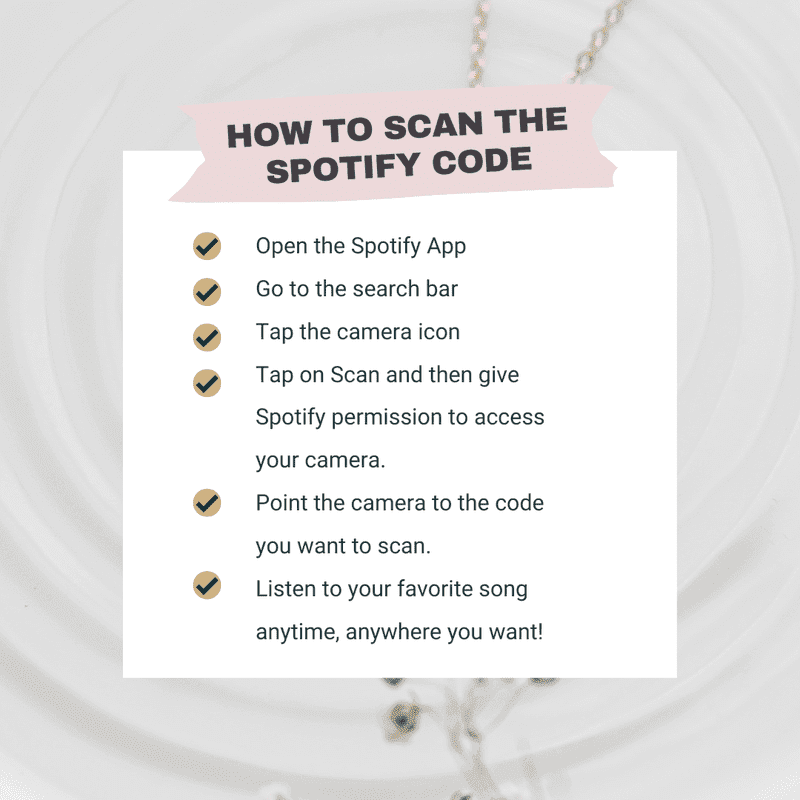 Spotify Music Code Necklace