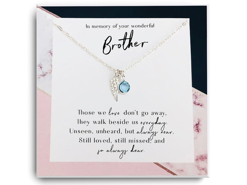 Brother Memorial Necklace