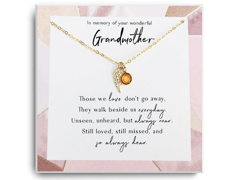 Memorial Jewelry for Loss of Grandma