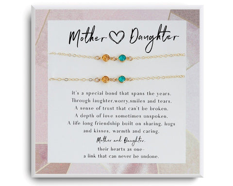 Mother-Daughter Necklace Gift Set of 2 