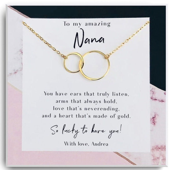 Gift for Nana - 14K Gold Filled Jewelry