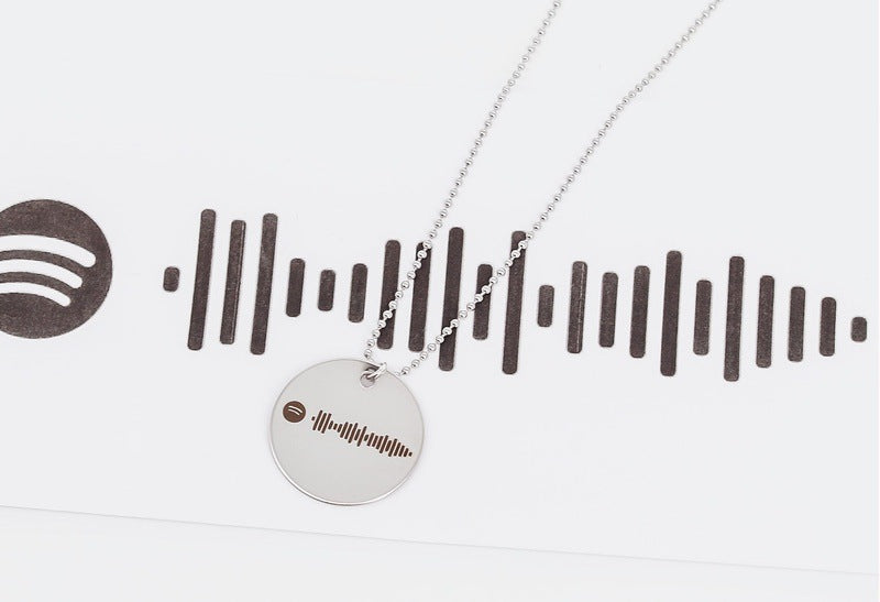 Scannable Spotify Code Necklace 
