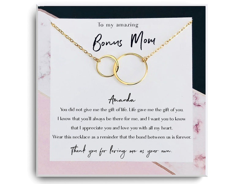 Bonus Mom Necklace - Gift for Stepmom
