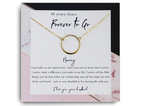 Wedding Anniversary Gift-Forever to Go Card