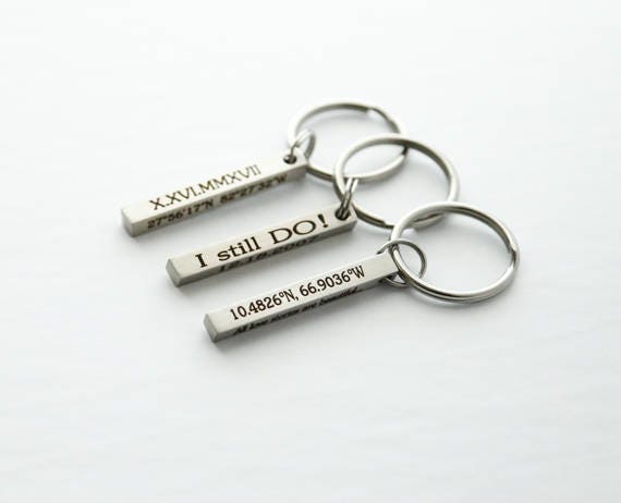 Engraved Couple Keychain