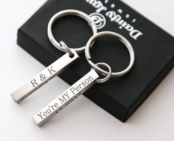 His and Hers Keychain 