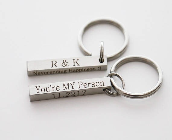 His and Hers Keychain 