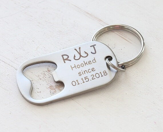 Hooked on you Keychain
