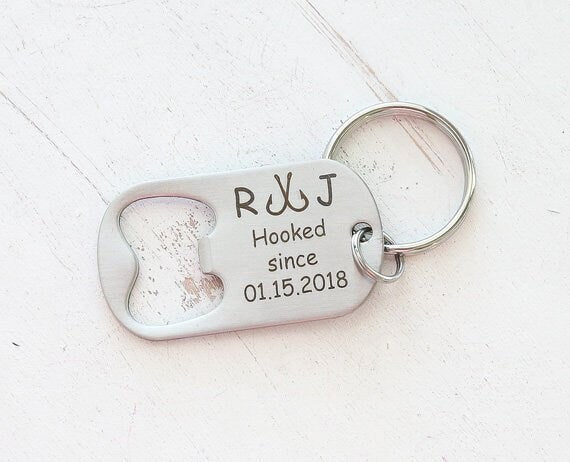 Hooked on you Keychain