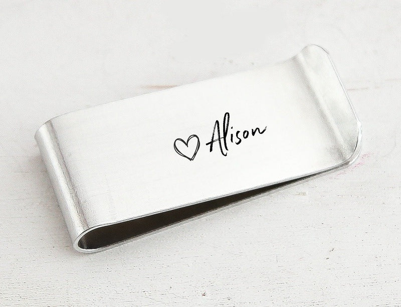 Personalized Money Clip-Father of the Bride Gift 