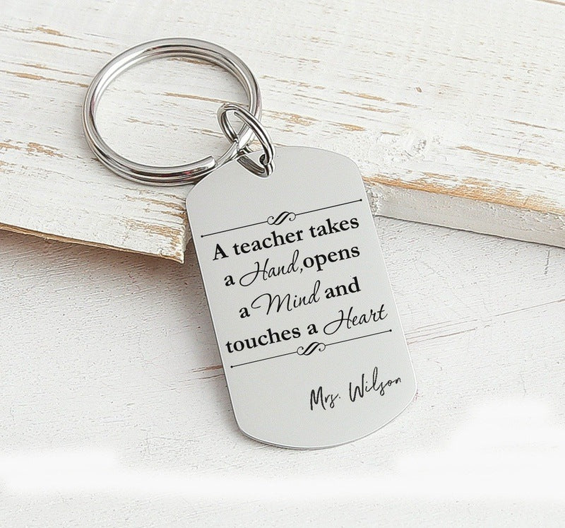 Engraved Keychain-Gift for Teacher