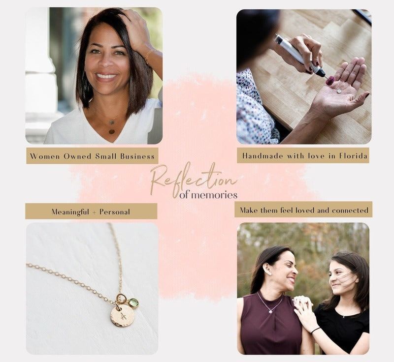 Birthstone Mother-Daughter Necklace