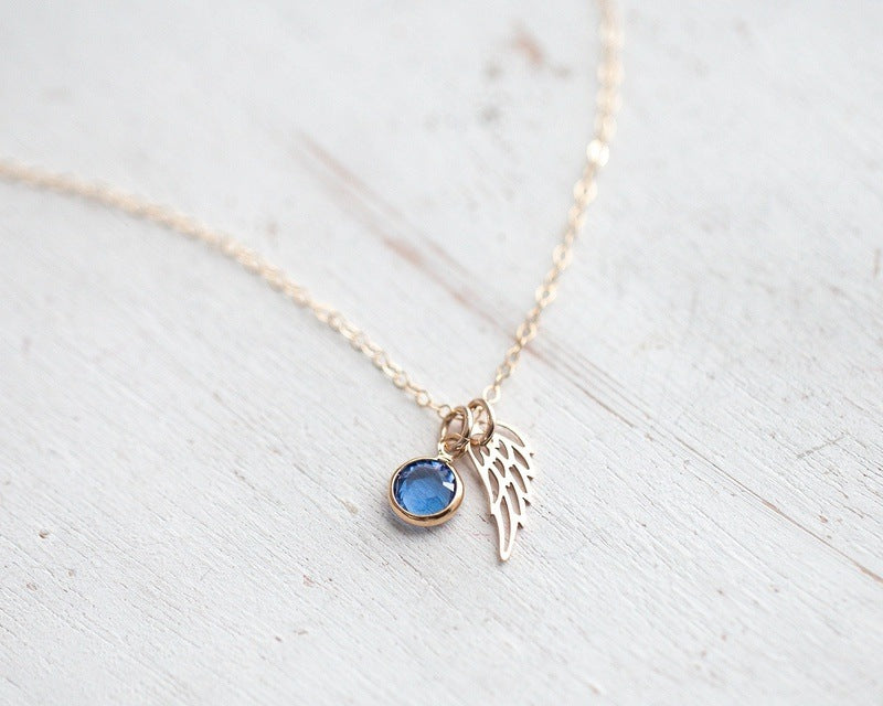 Loss of nephew Gift- Angel Wing Necklace