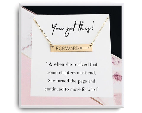 Move Forward Gift Necklace