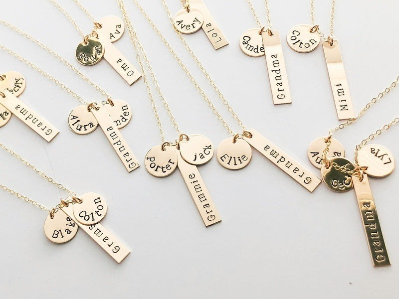 Mother Necklace with Children's Names