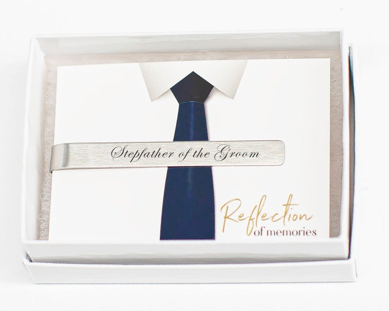 Stepfather of the Groom Tie Bar