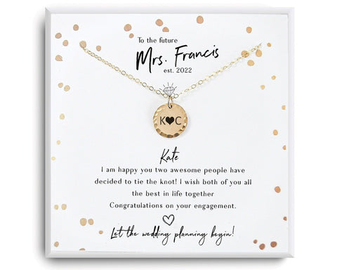 Personalized Wedding Necklace