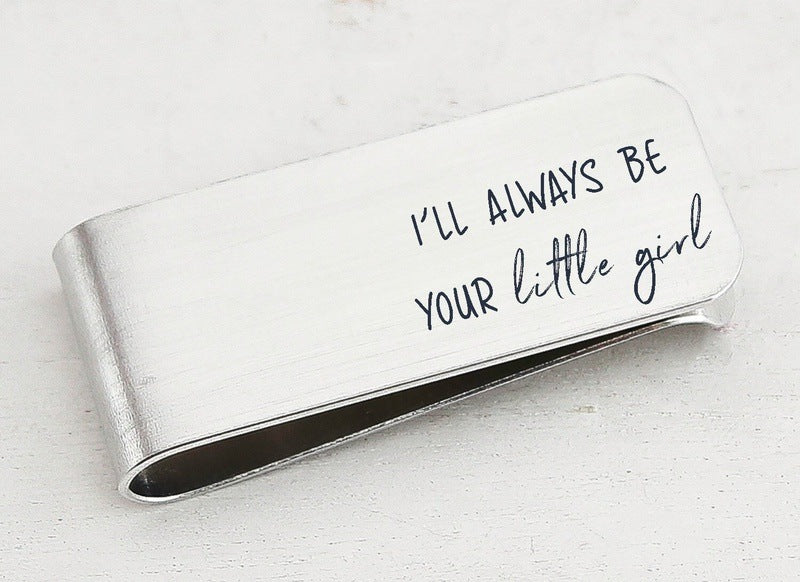 Personalized Money Clip for dad 