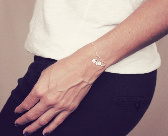 Personalized Infinity Bracelet and Initial