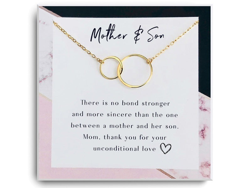 Mother and Son Necklace